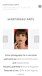 Mobile Screenshot of martineauarts.com